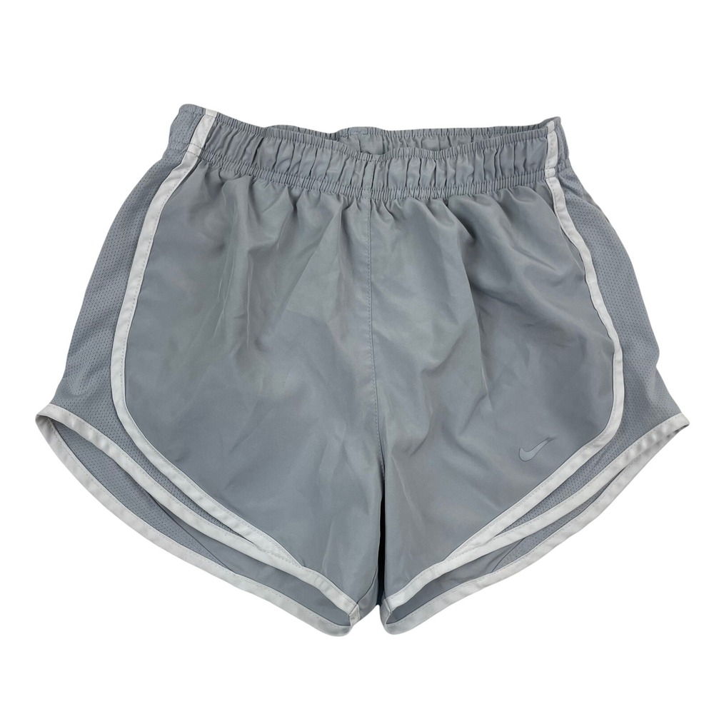 Nike Women's Activewear Gray Jogging Shorts Size XS Elastic Waist/Drawstring